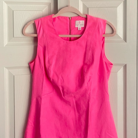 Julie Brown women's pink suede dress size 6 >>#021 - Picture 2 of 10